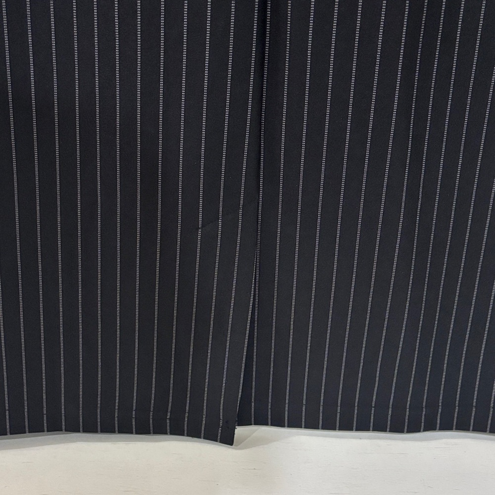 NWT Black White Pinstripe Fitted Stretchy Dress XXL Cocktail Formal /Office Work - Picture 8 of 13